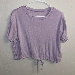 Purple tie t-shirt